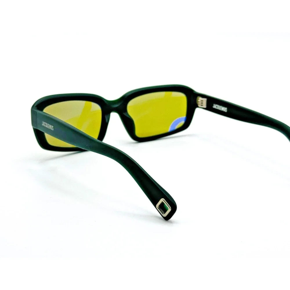 Jacquemus Sunglasses MARINO JAC64 C2 Matte Green Frame Green Lens 55-20-135 New